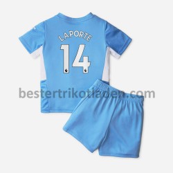 Fußballtrikot Manchester City Aymeric Laporte 14 Heim Trikot Home 2021-2022 für Kinder