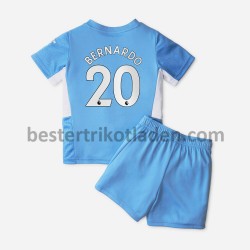 Fußballtrikot Manchester City Bernardo Silva 20 Heim Trikot Home 2021-2022 für Kinder