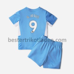 Fußballtrikot Manchester City Gabriel Jesus 9 Heim Trikot Home 2021-2022 für Kinder