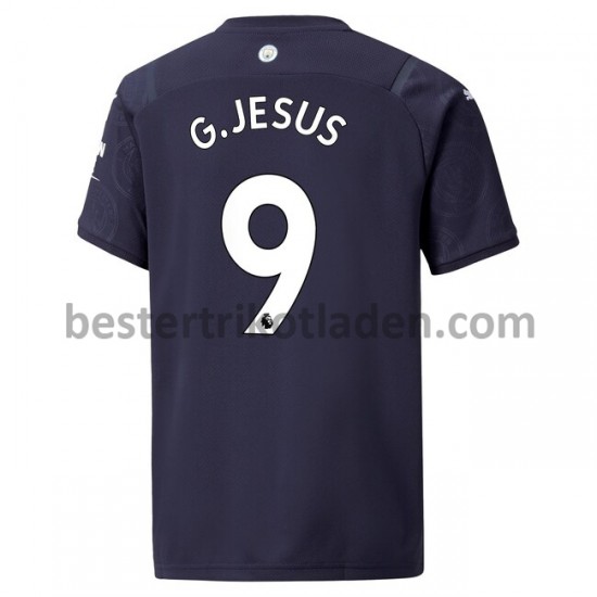 Fußballtrikot Manchester City Gabriel Jesus 9 Drittes Fußballtrikot 2021-2022 für Herren