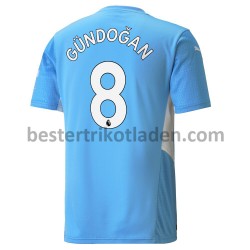 Fußballtrikot Manchester City Ilkay Gündogan 8 Heim Trikot Home 2021-2022 für Herren