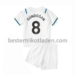 Fußballtrikot Manchester City Ilkay Gündogan 8 Auswärts Trikot Away 2021-2022 für Kinder