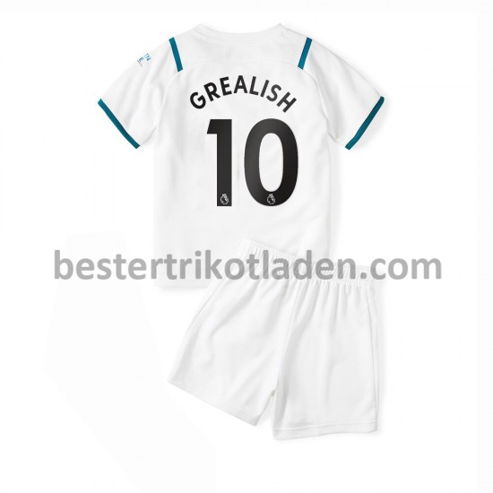 Fußballtrikot Manchester City Jack Grealish 10 Auswärts Trikot Away 2021-2022 für Kinder