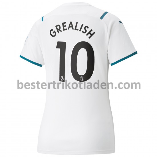 Fußballtrikot Manchester City Jack Grealish 10 Auswärts Trikot Away 2021-2022 für Dame
