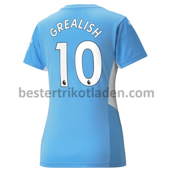 Fußballtrikot Manchester City Jack Grealish 10 Heim Trikot Home 2021-2022 für Dame