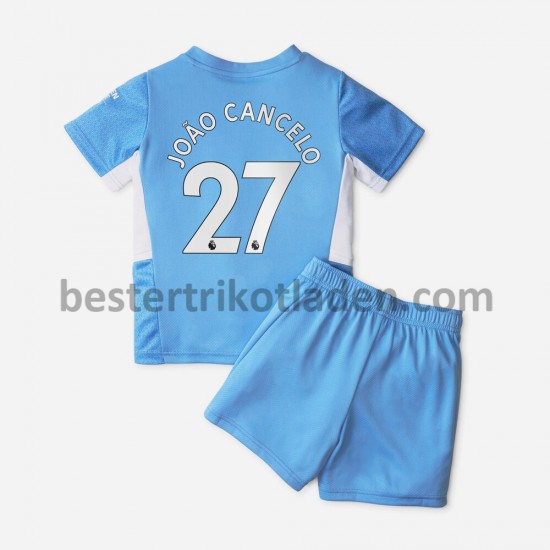 Fußballtrikot Manchester City Joao Cancelo 27 Heim Trikot Home 2021-2022 für Kinder
