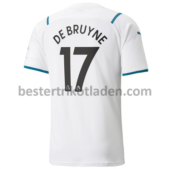Fußballtrikot Manchester City Kevin De Bruyne 17 Auswärts Trikot Away 2021-2022 für Herren