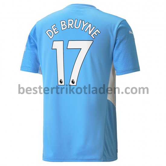 Fußballtrikot Manchester City Kevin De Bruyne 17 Heim Trikot Home 2021-2022 für Herren