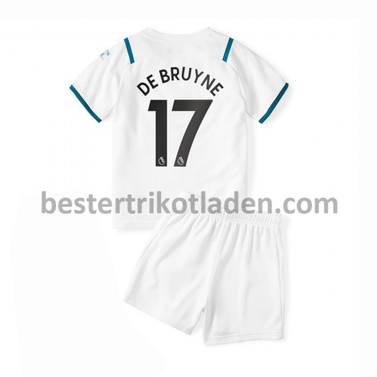 Fußballtrikot Manchester City Kevin De Bruyne 17 Auswärts Trikot Away 2021-2022 für Kinder