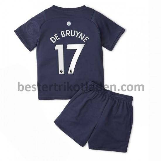 Fußballtrikot Manchester City Kevin De Bruyne 17 Ausweich Trikot 3rd 2021-2022 für Kinder