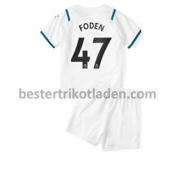 Fußballtrikot Manchester City Phil Foden 47 Auswärts Trikot Away 2021-2022 für Kinder