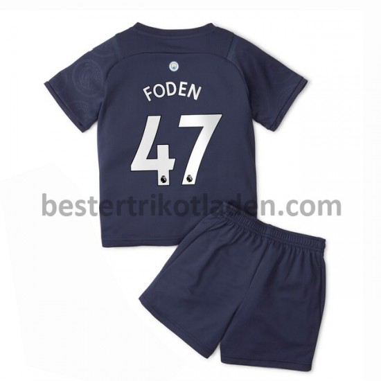 Fußballtrikot Manchester City Phil Foden 47 Ausweich Trikot 3rd 2021-2022 für Kinder