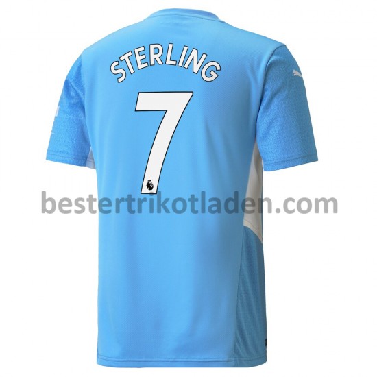 Fußballtrikot Manchester City Raheem Sterling 7 Heim Trikot Home 2021-2022 für Herren