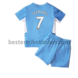 Fußballtrikot Manchester City Raheem Sterling 7 Heim Trikot Home 2021-2022 für Kinder