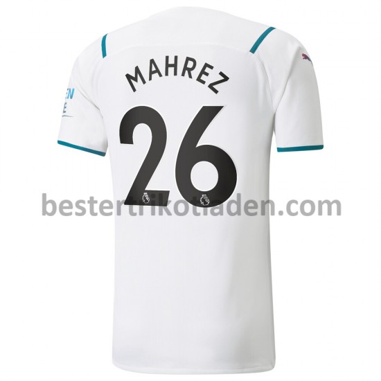 Fußballtrikot Manchester City Riyad Mahrez 26 Auswärts Trikot Away 2021-2022 für Herren