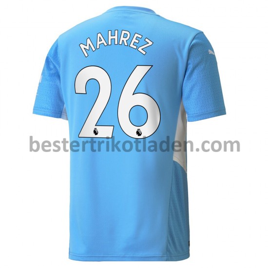 Fußballtrikot Manchester City Riyad Mahrez 26 Heim Trikot Home 2021-2022 für Herren