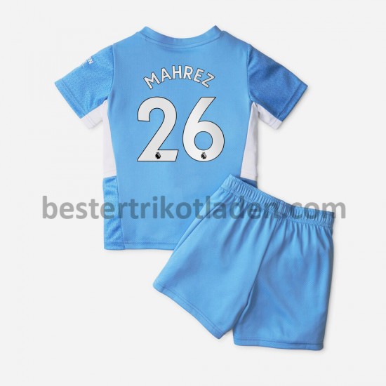 Fußballtrikot Manchester City Riyad Mahrez 26 Heim Trikot Home 2021-2022 für Kinder