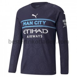 Fußballtrikot Manchester City Drittes Fußballtrikot 2021-2022 Langarm für Herren