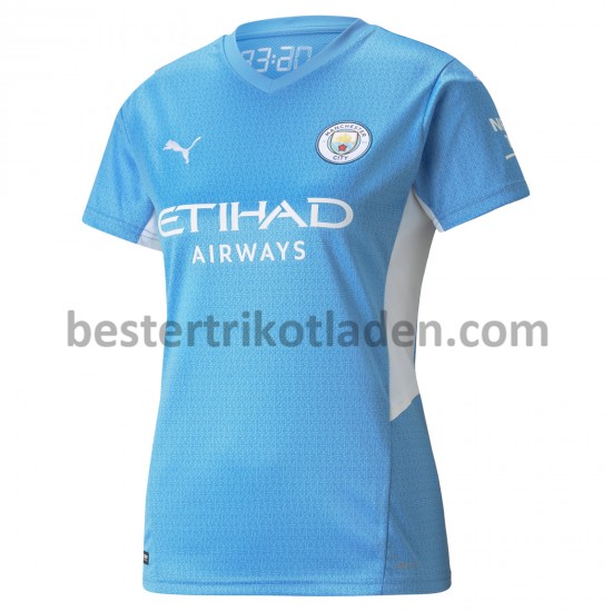 Fußballtrikot Manchester City Heim Trikot Home 2021-2022 für Dame