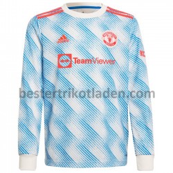 Fußballtrikot Manchester United Auswärts Trikot Away 2021-2022 Langarm für Herren