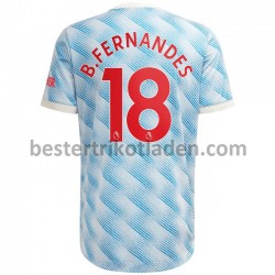 Fußballtrikot Manchester United Bruno Fernandes 18 Auswärts Trikot Away 2021-2022 für Herren