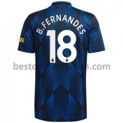 Fußballtrikot Manchester United Bruno Fernandes 18 Ausweich Trikot 3rd 2021-2022 für Herren