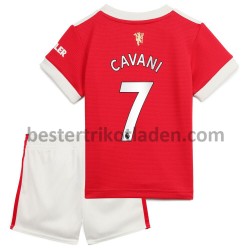 Fußballtrikot Manchester United Edinson Cavani 7 Heim Trikot Home 2021-2022 für Kinder