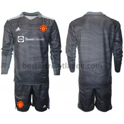 Fußballtrikot Manchester United Torwart Auswärts Trikot Away 2021-2022 Langarm für Kinder