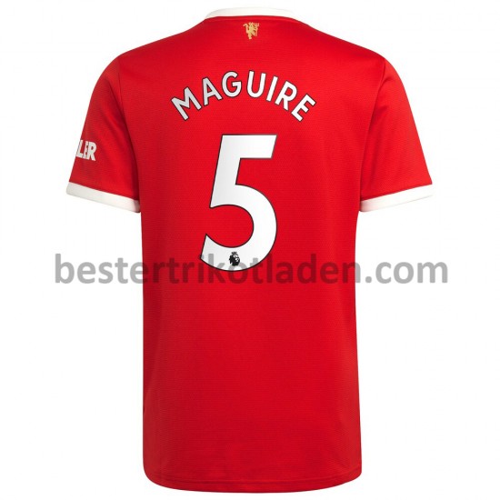Fußballtrikot Manchester United Harry Maguire 5 Heim Trikot Home 2021-2022 für Herren