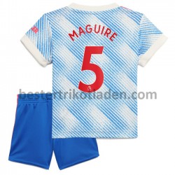 Fußballtrikot Manchester United Harry Maguire 5 Auswärts Trikot Away 2021-2022 für Kinder