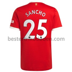 Fußballtrikot Manchester United Jadon Sancho 25 Heim Trikot Home 2021-2022 für Herren