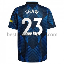 Fußballtrikot Manchester United Luke Shaw 23 Ausweich Trikot 3rd 2021-2022 für Herren