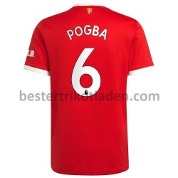 Fußballtrikot Manchester United Paul Pogba 6 Heim Trikot Home 2021-2022 für Herren