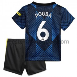 Fußballtrikot Manchester United Paul Pogba 6 Ausweich Trikot 3rd 2021-2022 für Kinder