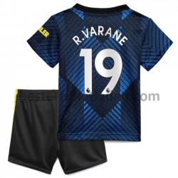 Fußballtrikot Manchester United Raphael Varane 19 Ausweich Trikot 3rd 2021-2022 für Kinder