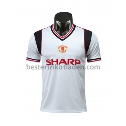 Fußballtrikot Manchester United Retro Auswärts Trikot Away 1985 für Herren