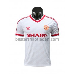 Fußballtrikot Manchester United Retro Auswärts Trikot Away 1986 für Herren