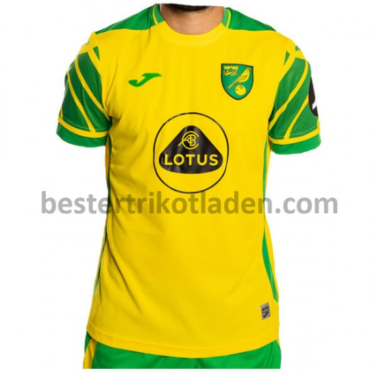 Fußballtrikot Norwich City Heim Trikot Home 2021-2022 für Herren