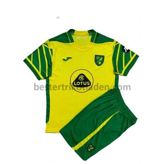 Fußballtrikot Norwich City Heim Trikot Home 2021-2022 für Kinder