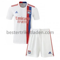Fußballtrikot Olympique Lyon Heim Trikot Home 2021-2022 für Kinder