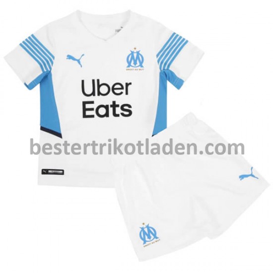 Fußballtrikot Olympique Marseille Heim Trikot Home 2021-2022 für Kinder