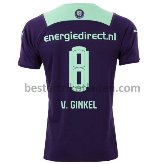 Fußballtrikot PSV Eindhoven Marco van Ginkel 8 Auswärts Trikot Away 2021-2022 für Herren
