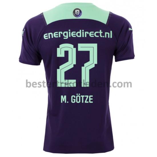 Fußballtrikot PSV Eindhoven Mario Götze 27 Auswärts Trikot Away 2021-2022 für Herren