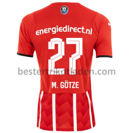 Fußballtrikot PSV Eindhoven Mario Götze 27 Heim Trikot Home 2021-2022 für Herren