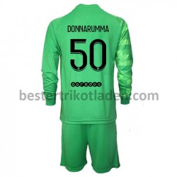 Fußballtrikot Paris Saint-Germain Torwart Gianluigi Donnarumma 50 Ausweich Trikot 3rd 2021-2022 Langarm für Kinder