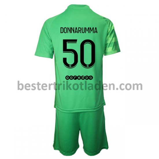 Fußballtrikot Paris Saint-Germain Torwart Gianluigi Donnarumma 50 Ausweich Trikot 3rd 2021-2022 für Kinder