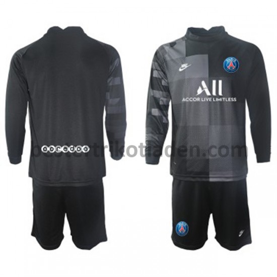 Fußballtrikot Paris Saint-Germain Torwart Auswärts Trikot Away 2021-2022 Langarm für Kinder