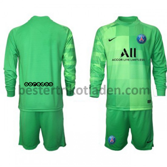 Fußballtrikot Paris Saint-Germain Torwart Ausweich Trikot 3rd 2021-2022 Langarm für Kinder