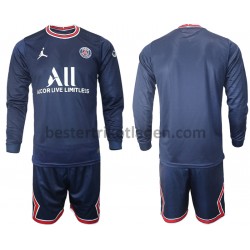 Fußballtrikot Paris Saint-Germain Heim Trikot Home 2021-2022 Langarm für Kinder