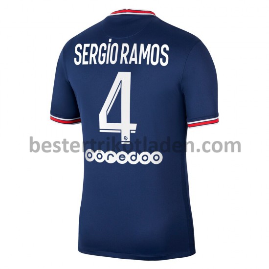Fußballtrikot Paris Saint-Germain Sergio Ramos 4 Heim Trikot Home 2021-2022 für Herren